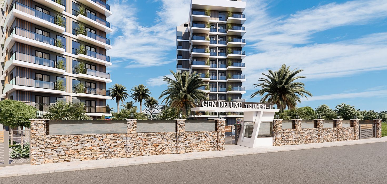 Варіанти квартир, що відповідають вимогам громадянства, від Alanya Center Gen Deluxe Triumph II Project 9