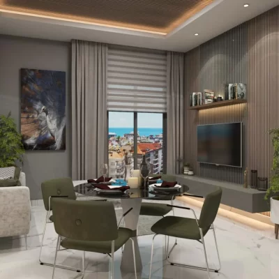 1+1 flade muligheder til salg i Elite Marine 3 projekter i Alanya Center 2