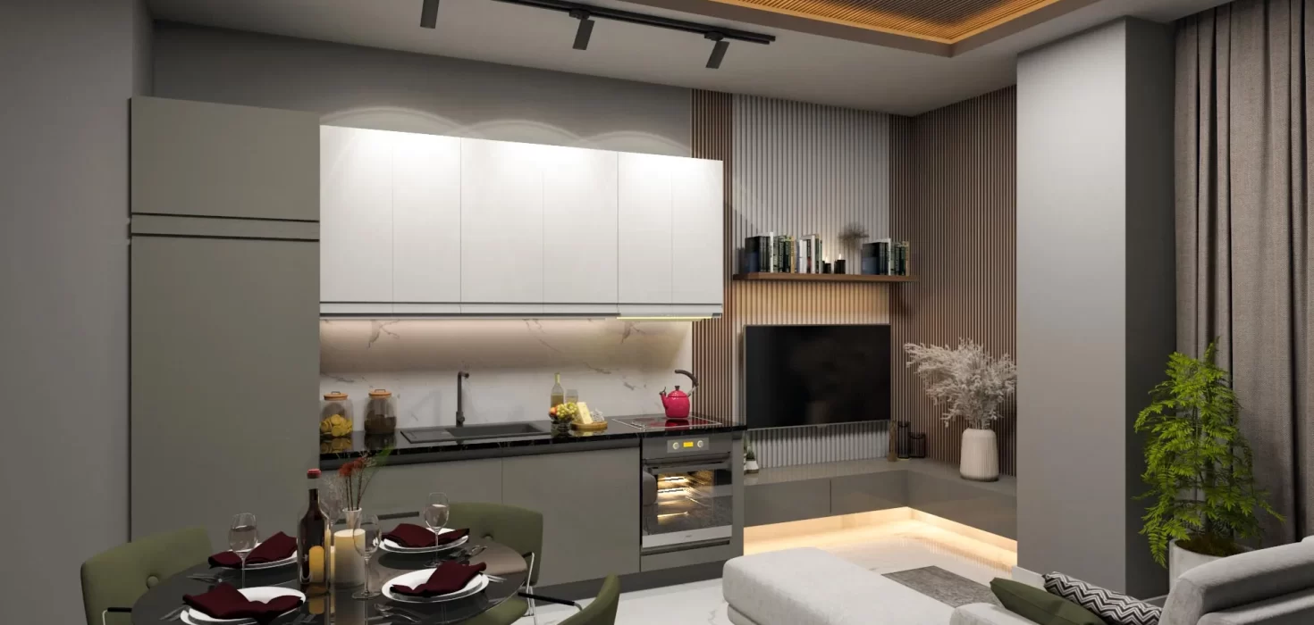 1+1 flade muligheder til salg i Elite Marine 3 projekter i Alanya Center 7