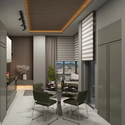 1+1 flade muligheder til salg i Elite Marine 3 projekter i Alanya Center 8