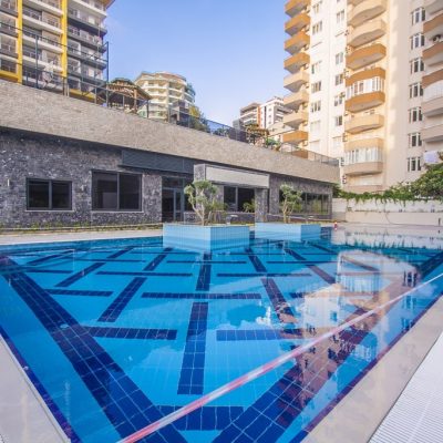 Mahmutlar Sonas Star Residence 4+1 Flat For Sale With Sea And Castle View 28