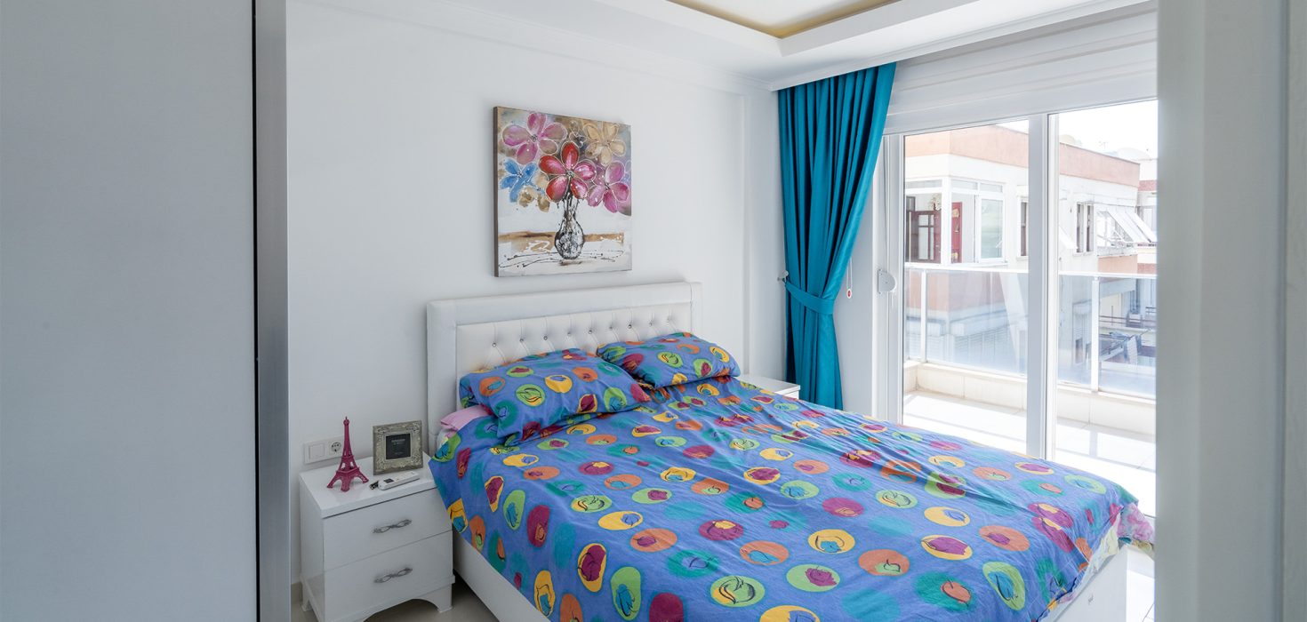 Alanya Cleopatra Beach Residence 1+1 Wohnung zum Verkauf