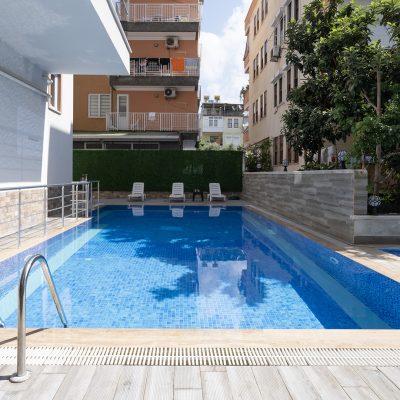 Alanya Cleopatra Beach Residence 1+1 Wohnung zum Verkauf