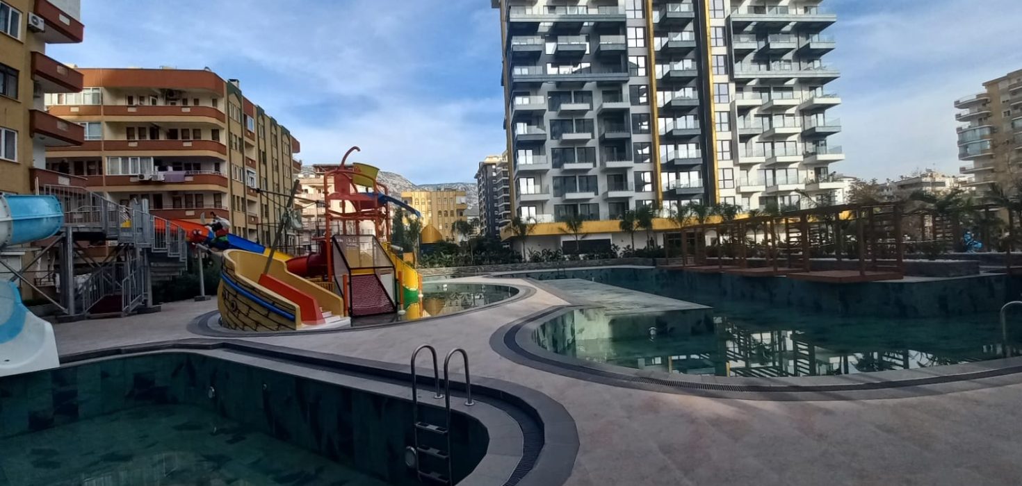 Mahmutlar Cebeci Towers, neu am Meer, LUXUSMÖBLIERTE 1+1-Wohnung zum Verkauf 23