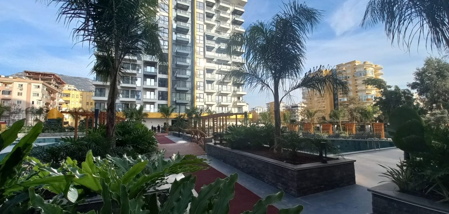 Mahmutlar Cebecİ Towers Neu am Meer LUXUSMÖBLIERTE 1+1-Wohnung zum Verkauf 27