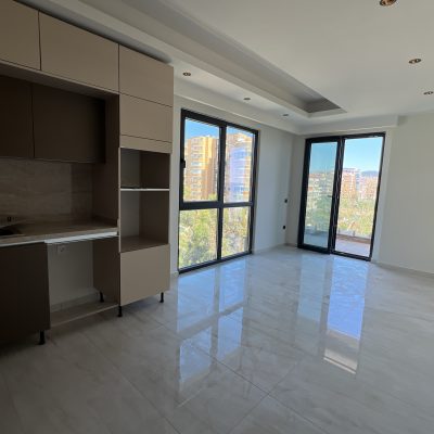 1+1 Wohnungen zum Verkauf mit Meerblick in Cebecİ Towers, direkt am Meer 5