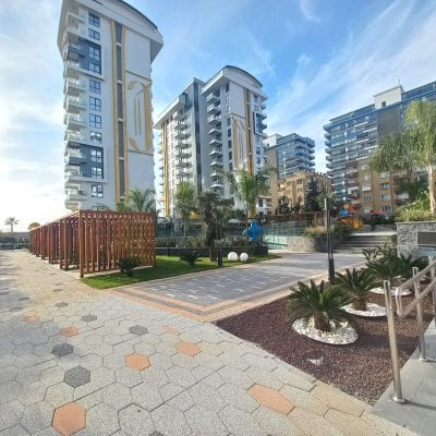 1+1 Wohnungen zum Verkauf mit Meerblick in Cebecİ Towers, direkt am Meer 18
