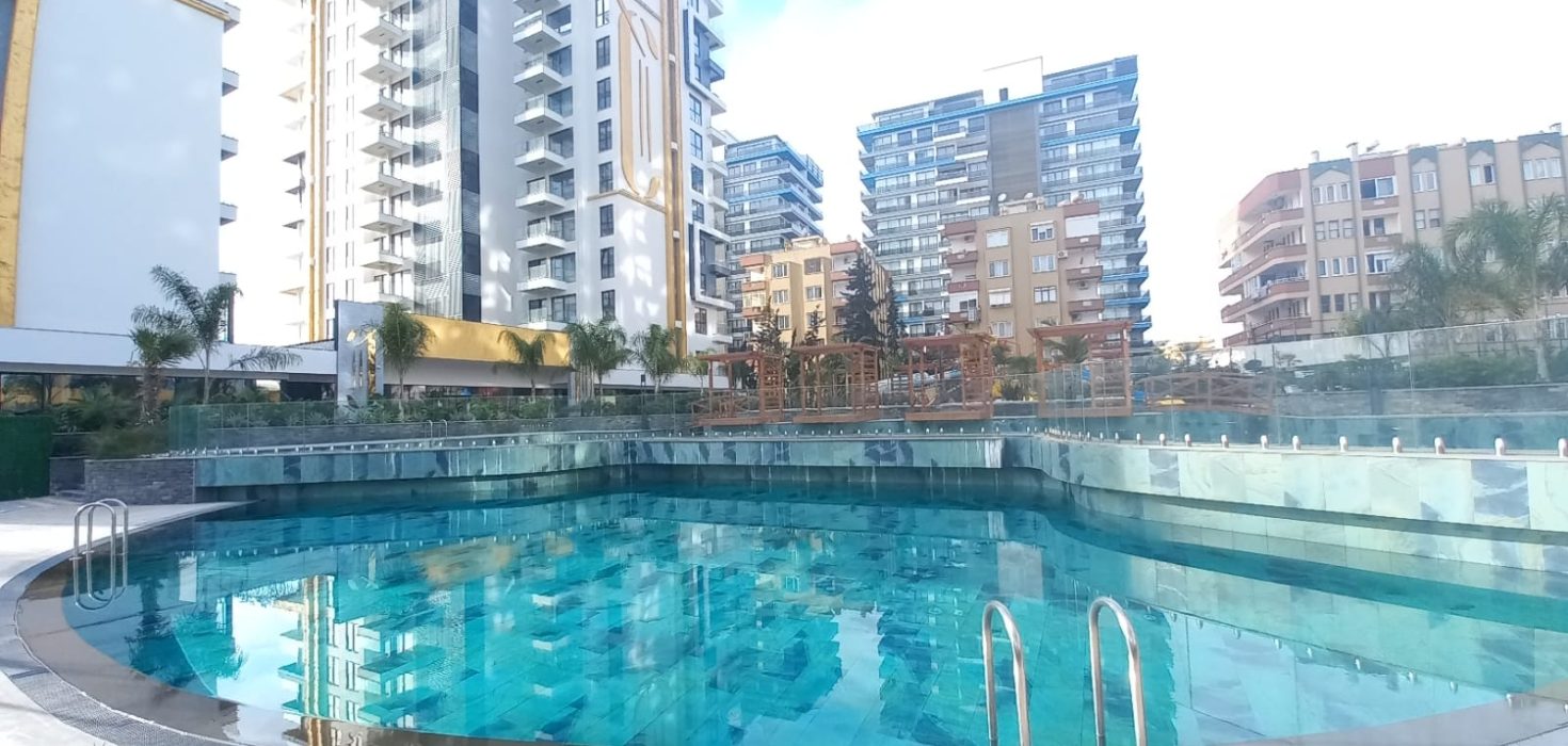 1+1 Wohnungen zum Verkauf mit Meerblick in Cebecİ Towers, direkt am Meer 20