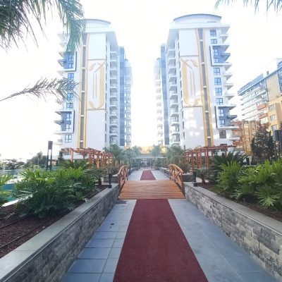 1+1 Wohnungen zum Verkauf mit Meerblick in Cebecİ Towers, direkt am Meer 24