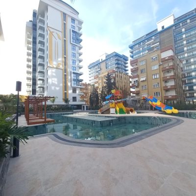 1+1 Wohnungen zum Verkauf mit Meerblick in Cebecİ Towers, direkt am Meer 25