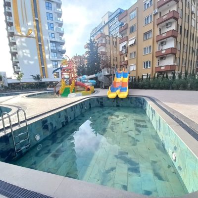 1+1 Wohnungen zum Verkauf mit Meerblick in Cebecİ Towers, direkt am Meer 26