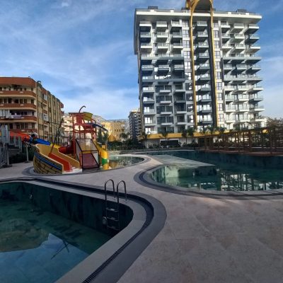 1+1 Wohnungen zum Verkauf mit Meerblick in Cebecİ Towers, direkt am Meer 28