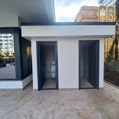 1+1 Wohnungen zum Verkauf mit Meerblick in Cebecİ Towers, direkt am Meer 30