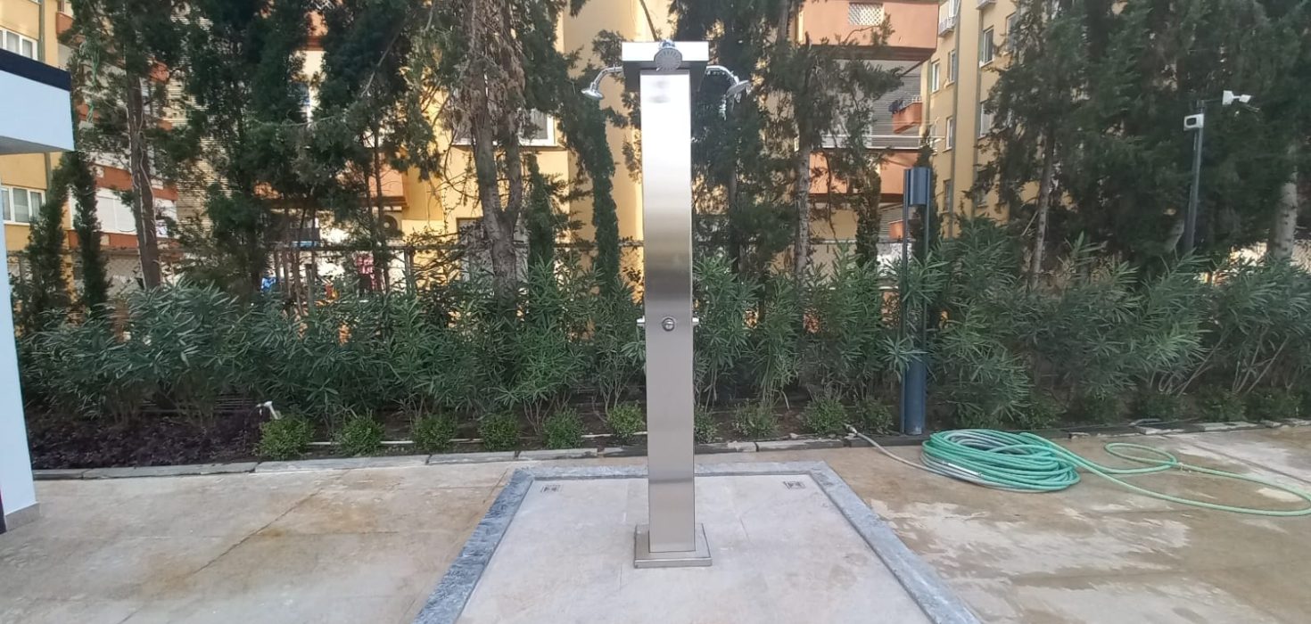 1+1 Wohnungen zum Verkauf mit Meerblick in Cebecİ Towers, direkt am Meer 31