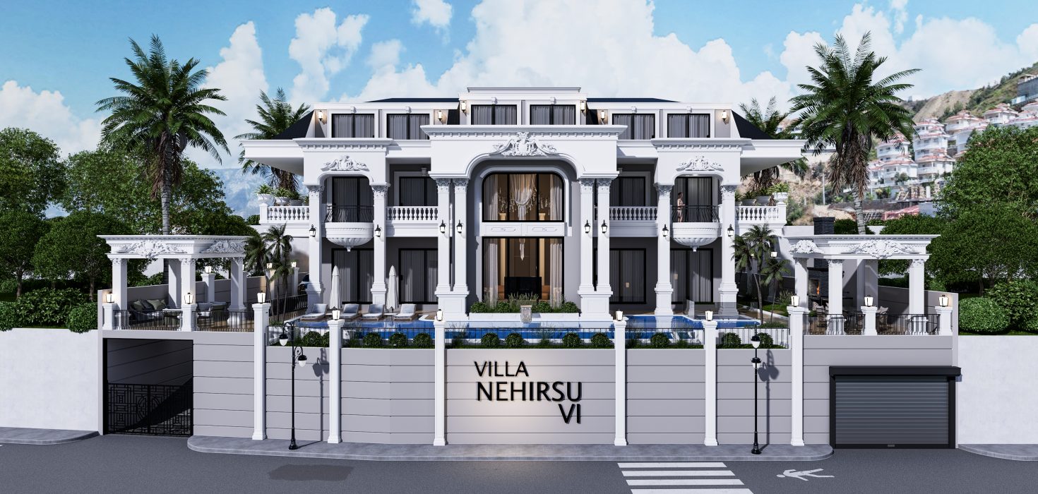Kargicak Vİlla Nehİrsu 6 Denİz Manzarali Satilik 5+2 Vİlla 3